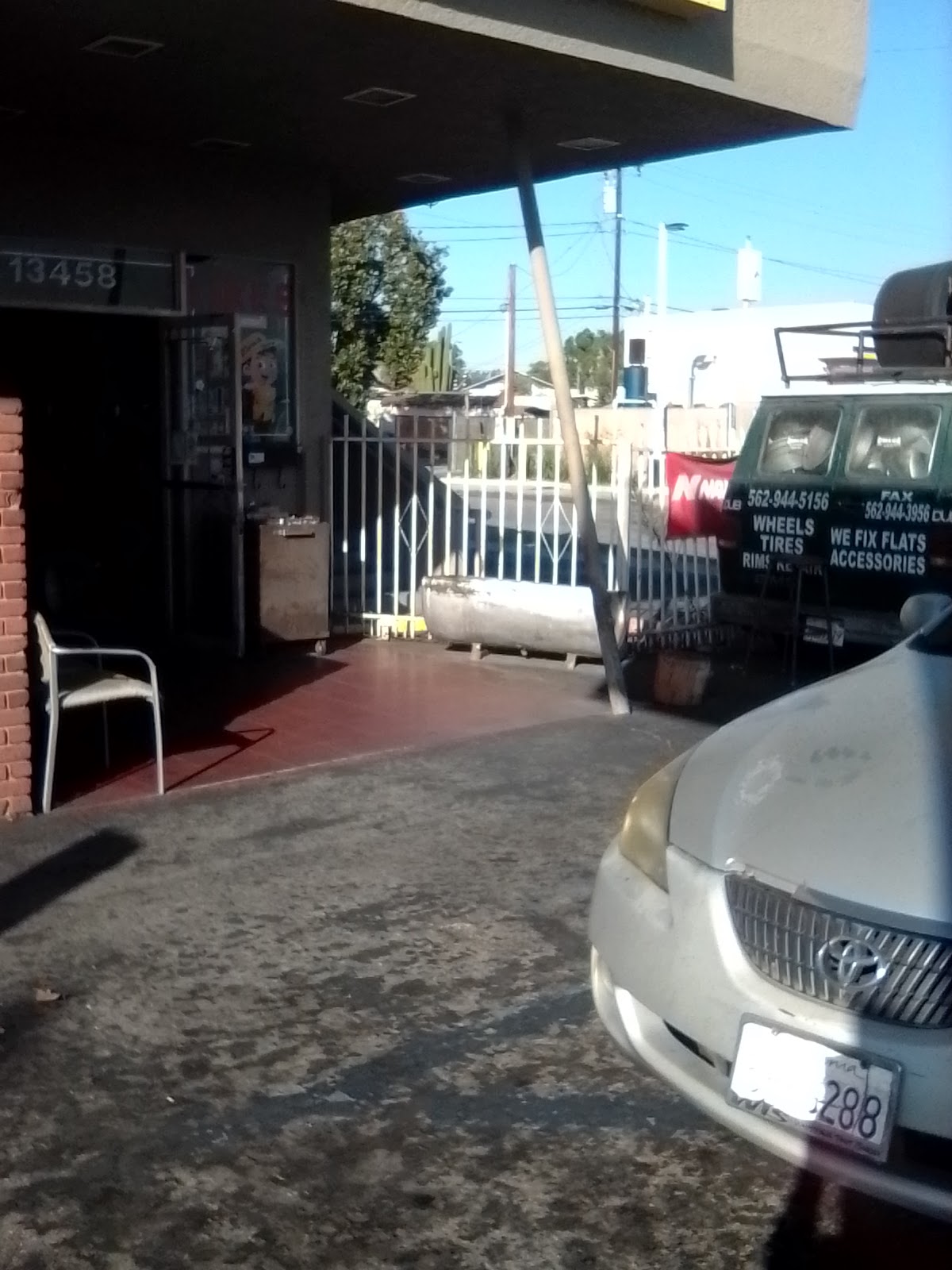 The shop entrance at 13458 Telegraph Rd